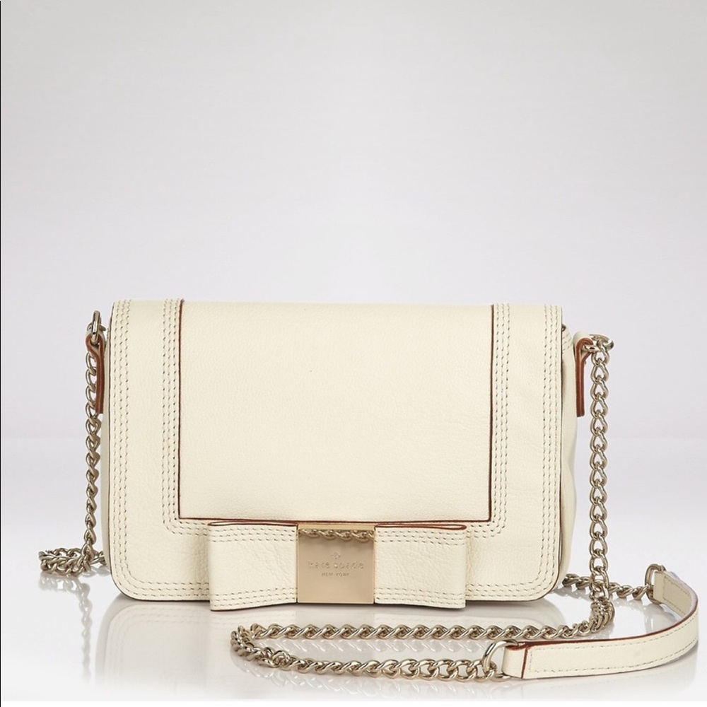 Kate Spade New York Primrose Hill Little Kaelin Ivory Leather Crossbody Bag